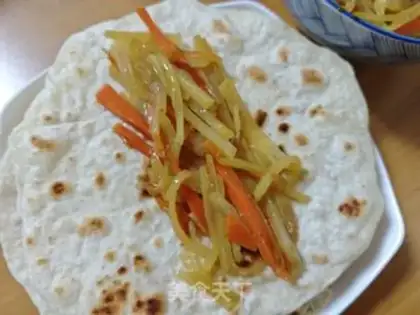 Make Potato burrito step 11