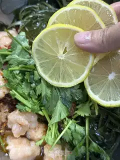 Make The cold sea and shrimp step 15