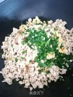 Make Three fresh dumplings step 1