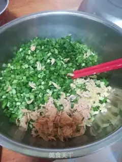 Make Three fresh dumplings step 2