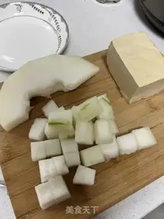 Make Tofu soup step 4