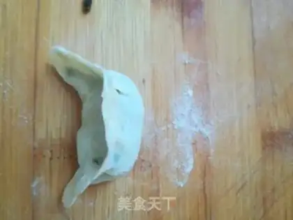 Make Three fresh dumplings step 8