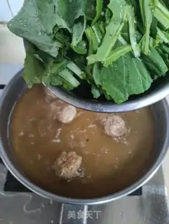 Make Wheat and meatball soup step 5