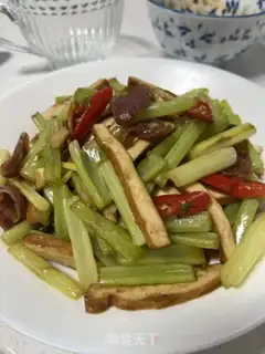 Make Cream bean fried sausage step 9
