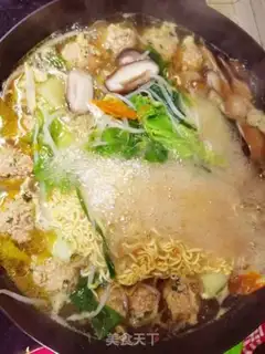 Make A boiled meatball step 14
