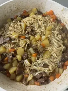 Make Cow noodles step 17