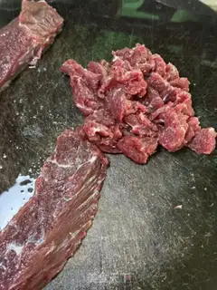 Make Weenie beef rice step 0