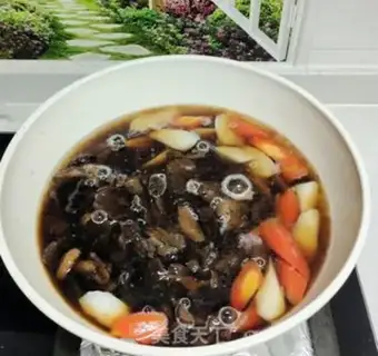 Make ♪ A meds of carrot chicken leg and mushroom ♪ step 3