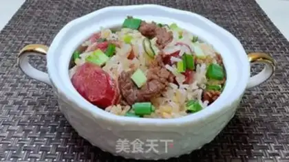 Make Weenie beef rice step 12