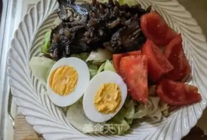 Make Sea cucumber egg salad step 5
