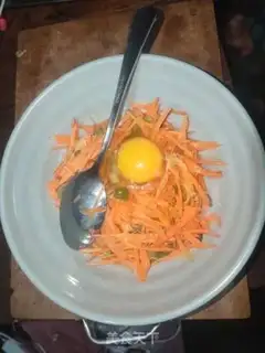 Make Carrot eggcake step 1
