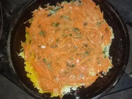 Make Carrot eggcake step 2