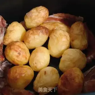 Make Air frying pot, potatoes step 3