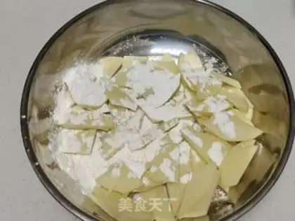 Make Puffy potato chips step 2