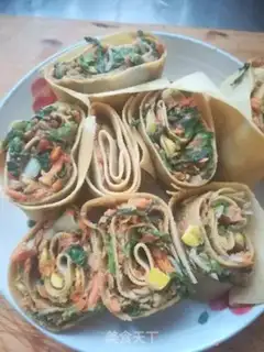 Make Vegetable rolls step 13
