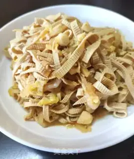 Make The doll food is fried with a thousand silks step 7