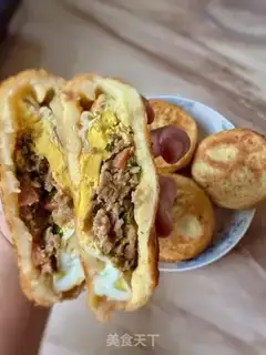 Make Eggburger step 6