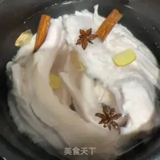 Make Cow radish step 1