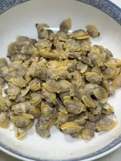 Make Flower clams and eggs step 1