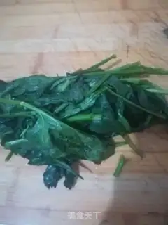 Make The spinach leaf step 0
