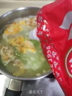 Make Egg soup from a corset step 5