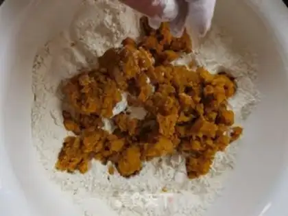 Make Pumpkin rolls step 2