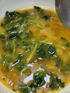 Make Flower clams and eggs step 4