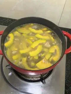 Make Pumpkin tofu soup step 8
