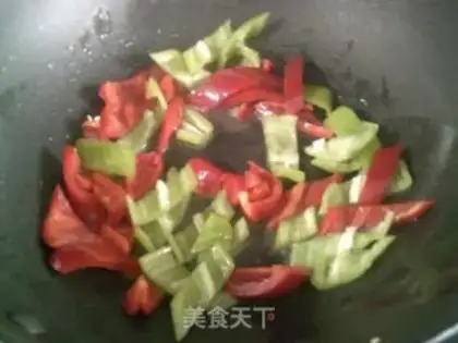 Make Cream pepper fire step 7