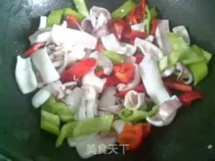 Make Cream pepper fire step 8