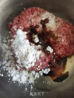 Make Steam beef cake step 4