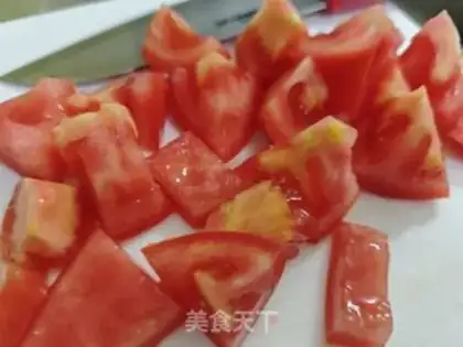 Make Tomatoes and tofu soup step 0