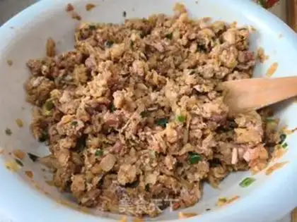 Make Sour pork dumplings step 2