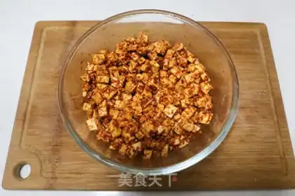 Make All wheat spicy tofu buns step 2