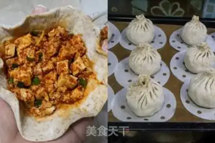 Make All wheat spicy tofu buns step 6