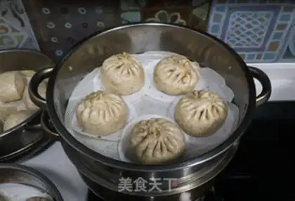 Make All wheat spicy tofu buns step 7