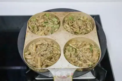 Make The eggplant peppers collapsed step 3