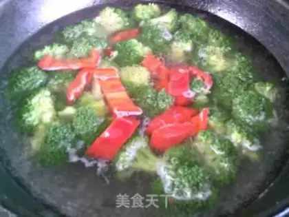 Make Squids fire broccoli step 8