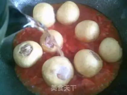 Make Tomato boiled noodles step 15