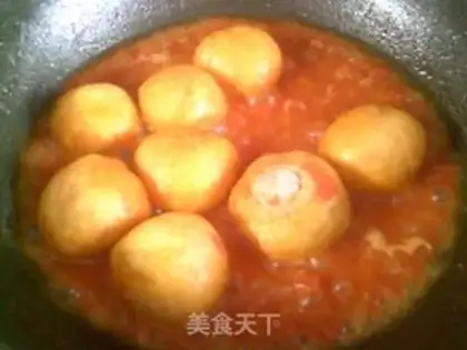 Make Tomato boiled noodles step 16