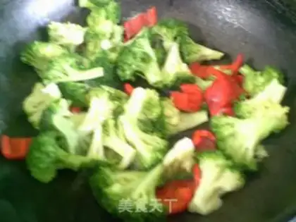 Make Squids fire broccoli step 12