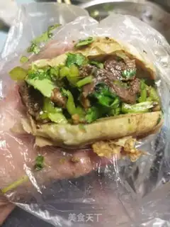Make Bread and meat step 6
