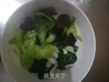 Make Celery leaves with wood step 3