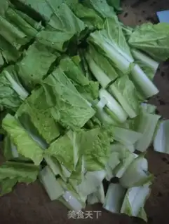 Make Garlic cabbage step 1