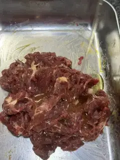 Make Pepper beef step 2