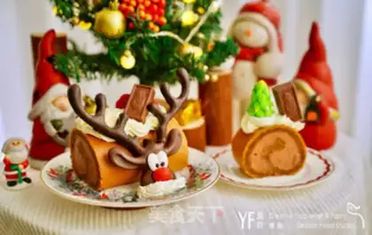 Make New Zealand chocolate moose roll step 18