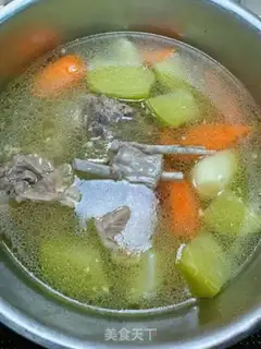 Make Blue radish lamb chop soup step 9