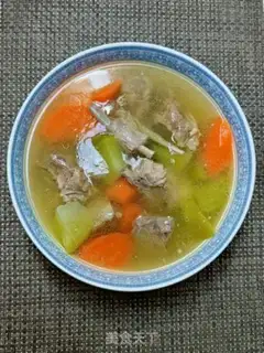 Make Blue radish lamb chop soup step 10