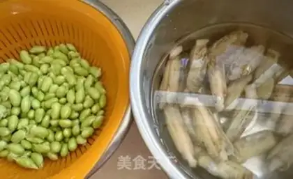 Make The soybeans step 0