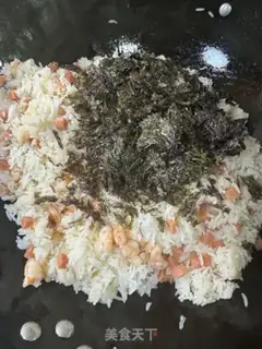 Make Ham shrimp veggie rice step 9